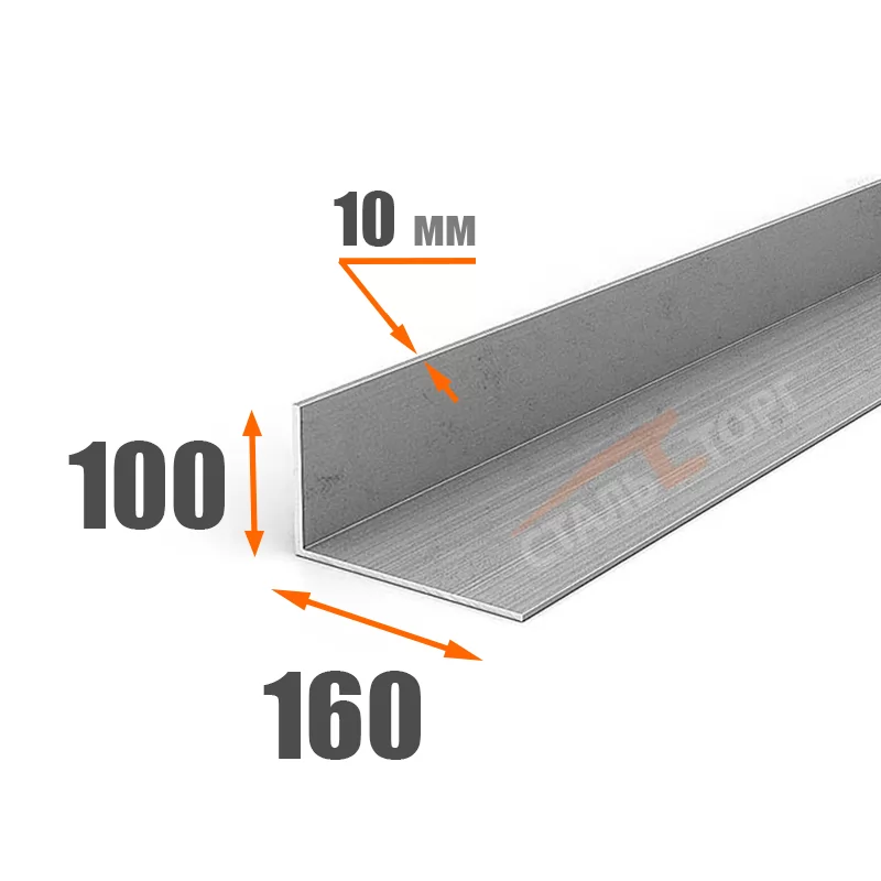 Купить Уголок 100х160х10 мм