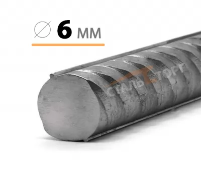 Картина товара - Арматура рифленая А3 500С 6 мм