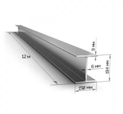 Картина товара - Балка двутавровая 20 Ш1