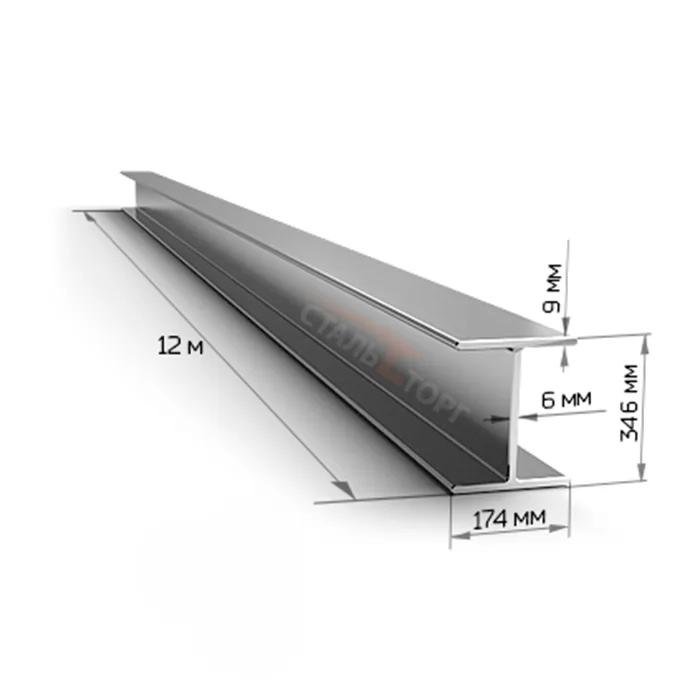 Купить Балка двутавровая 35 Б1