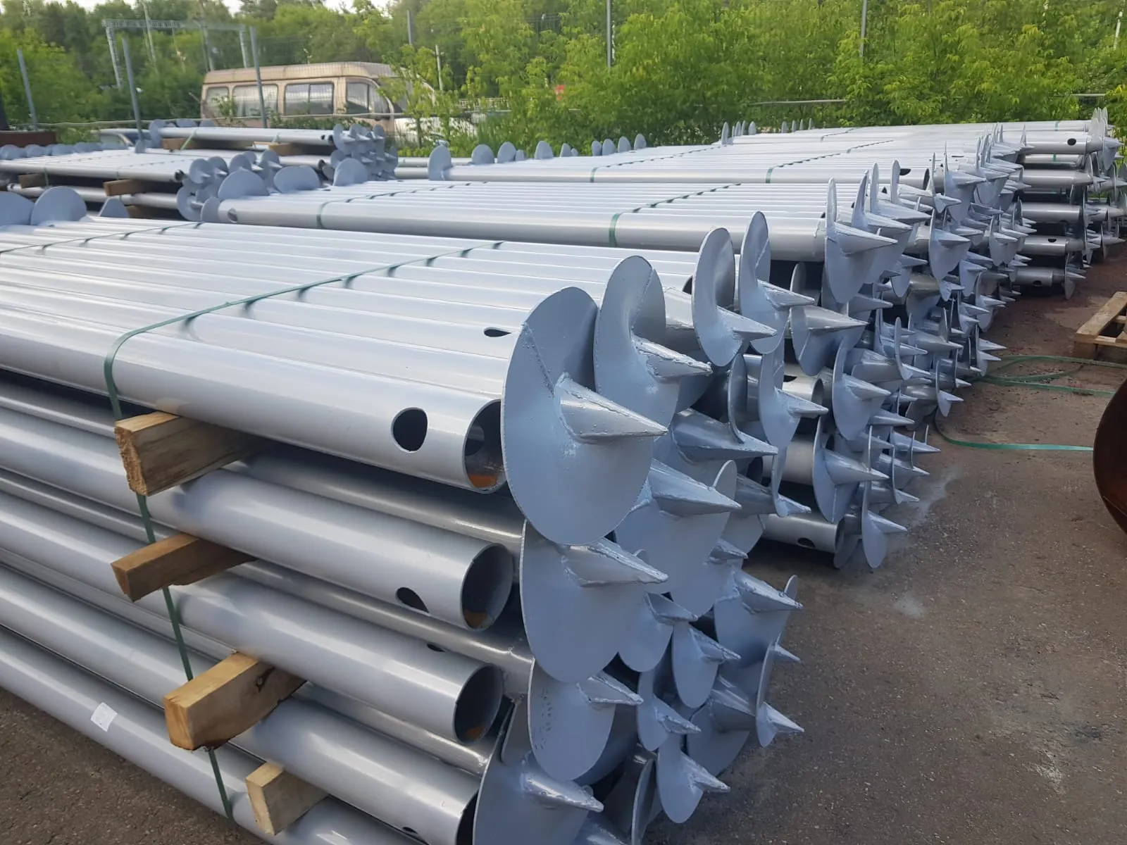 Купить Винтовая свая 108х3.5х3000 мм