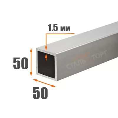 Картина товара - Труба профильная 50х50х1.5 мм