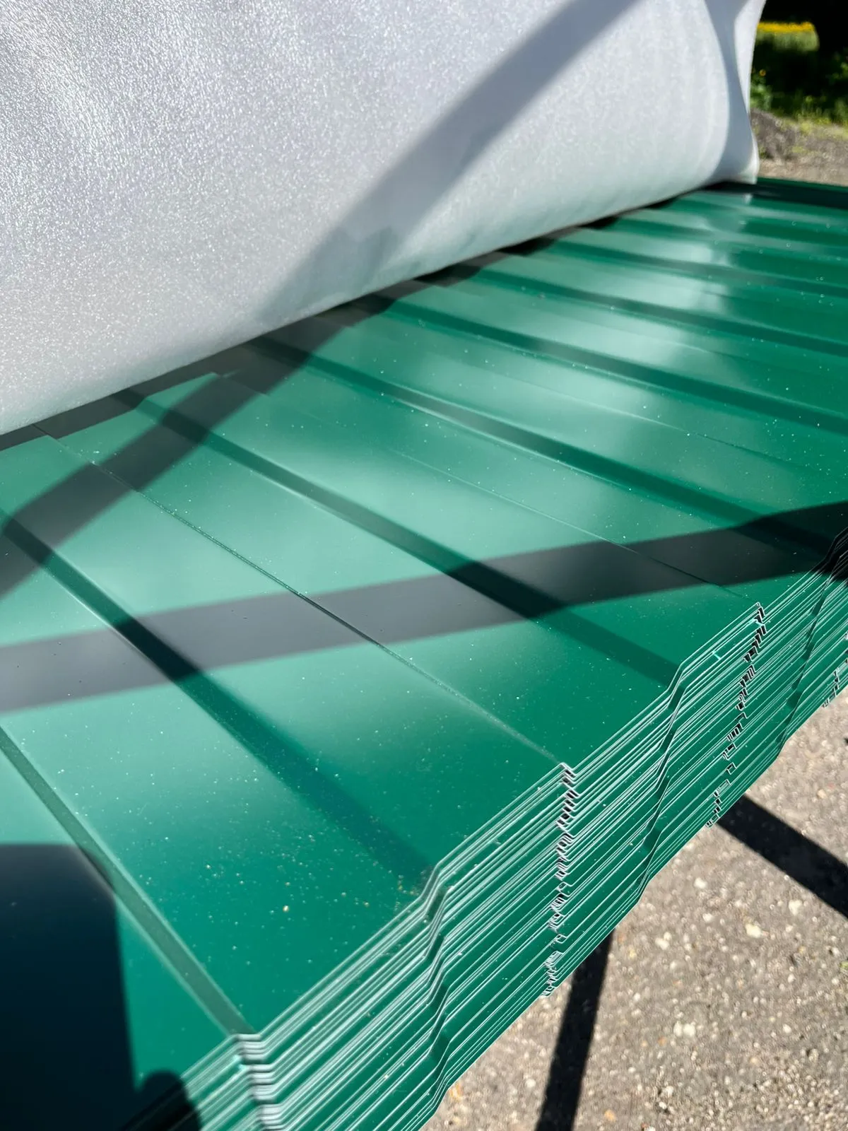 Купить Профнастил С8 0,35 мм Зеленый мох RAL 6005