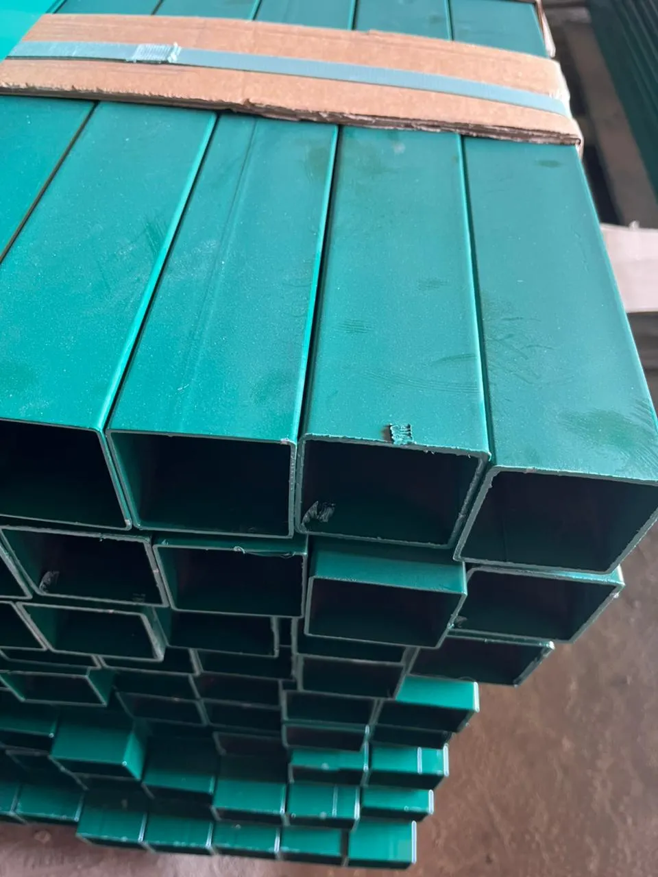 Купить Столб для забора 50х50х2 мм 3 м зеленый RAL 6005