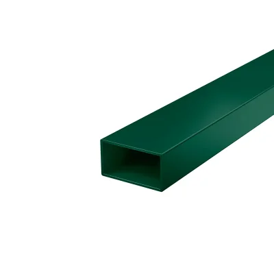 Картина товара - Столб для забора 60х40х1,5 мм 3 м зеленый RAL 6005